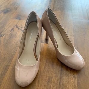 Tan, Nine West, Closed Toe Pumps